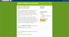 Desktop Screenshot of cursosylecturasdemigracion.blogspot.com