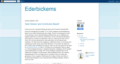 Desktop Screenshot of ederbickems.blogspot.com