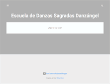Tablet Screenshot of danzangel.blogspot.com