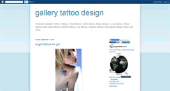 Desktop Screenshot of gallerytattoosdesign.blogspot.com