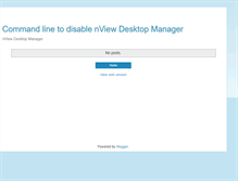 Tablet Screenshot of nvidiadesktopmanager.blogspot.com