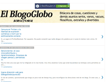 Tablet Screenshot of elblogoglobo.blogspot.com