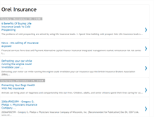 Tablet Screenshot of orelinsurance.blogspot.com