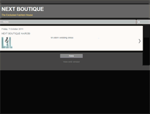 Tablet Screenshot of nextboutique.blogspot.com