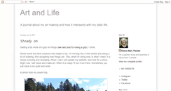 Desktop Screenshot of elainemariartandlife.blogspot.com