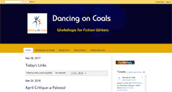 Desktop Screenshot of dancingoncoals.blogspot.com