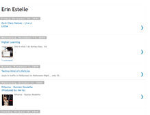 Tablet Screenshot of erinestelle.blogspot.com