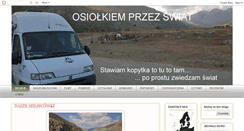 Desktop Screenshot of osiolkiemprzezswiat.blogspot.com