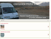 Tablet Screenshot of osiolkiemprzezswiat.blogspot.com