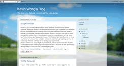 Desktop Screenshot of kevinwong.blogspot.com