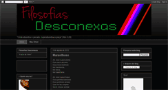 Desktop Screenshot of filosofiasdesconexas.blogspot.com