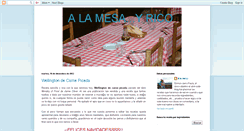 Desktop Screenshot of alamesayrico.blogspot.com