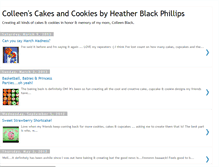 Tablet Screenshot of colleenscakesandcookies.blogspot.com