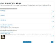 Tablet Screenshot of ongfundacionreina.blogspot.com