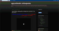 Desktop Screenshot of aguardientepaisa.blogspot.com