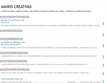 Tablet Screenshot of manualidadescreatividad.blogspot.com