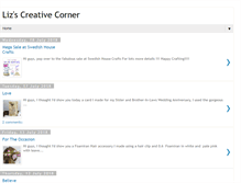 Tablet Screenshot of lizscreativecorner.blogspot.com