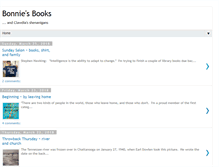 Tablet Screenshot of bonniesbooks.blogspot.com