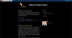 Desktop Screenshot of edtechtodd.blogspot.com