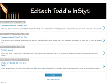 Tablet Screenshot of edtechtodd.blogspot.com