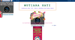 Desktop Screenshot of ana-mutiarahati.blogspot.com