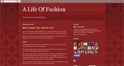 Desktop Screenshot of alifeof-fashion.blogspot.com