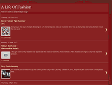 Tablet Screenshot of alifeof-fashion.blogspot.com