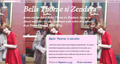 Desktop Screenshot of bellathorne-si-zendaya.blogspot.com