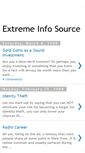 Mobile Screenshot of extremeinfosource.blogspot.com