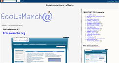 Desktop Screenshot of ecomancha.blogspot.com