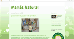 Desktop Screenshot of mamaenatural.blogspot.com