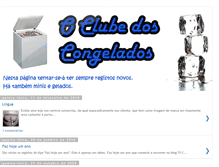 Tablet Screenshot of oclubedoscongelados.blogspot.com