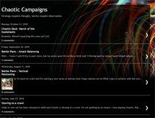 Tablet Screenshot of chaoticcampaigns.blogspot.com