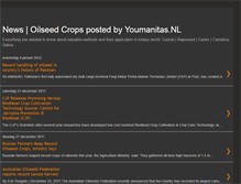 Tablet Screenshot of news-on-oilseed-crops-by-youmanitas.blogspot.com