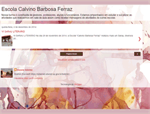 Tablet Screenshot of escolacalvinobferraz.blogspot.com