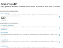 Tablet Screenshot of julianevaluador.blogspot.com