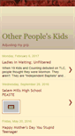 Mobile Screenshot of other-peoples-kids.blogspot.com