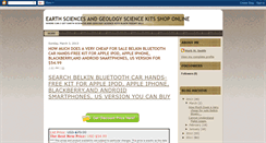Desktop Screenshot of earthsciencesgeologyscience.blogspot.com