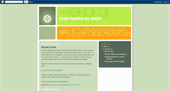 Desktop Screenshot of hacken-msn.blogspot.com