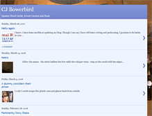 Tablet Screenshot of cjbowerbird.blogspot.com