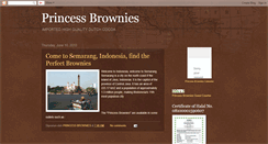 Desktop Screenshot of princessbrownies.blogspot.com