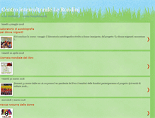 Tablet Screenshot of centrointerculturalelerondini.blogspot.com