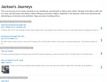 Tablet Screenshot of jacksonsjourneys.blogspot.com