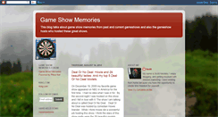 Desktop Screenshot of gameshowmemories.blogspot.com