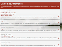 Tablet Screenshot of gameshowmemories.blogspot.com