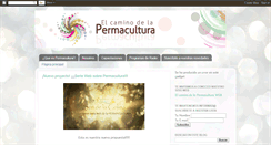 Desktop Screenshot of elcaminodelapermacultura.blogspot.com