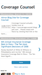 Mobile Screenshot of coveragecounsel.blogspot.com