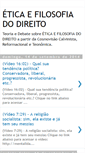 Mobile Screenshot of eticaefilosofiadodireito.blogspot.com