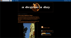 Desktop Screenshot of adegreeaday.blogspot.com