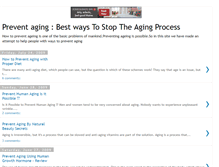 Tablet Screenshot of preventaging.blogspot.com